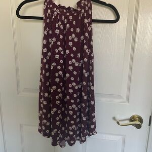 Ann Taylor Factory Floral Swing Blouse